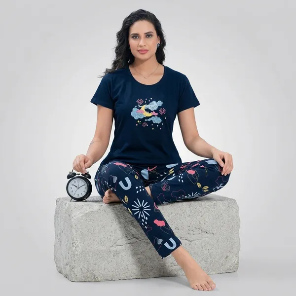 Navy_Blue_Cotton_Lounge_Set_For_Women