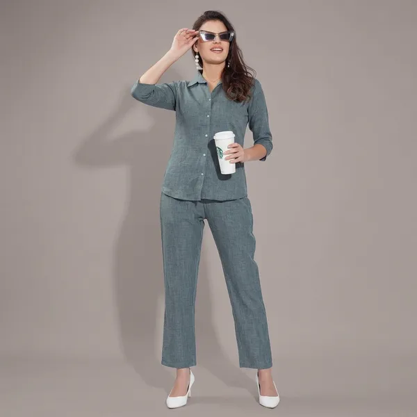 Grey_Cotton_Co_Ord_Set_For_Women