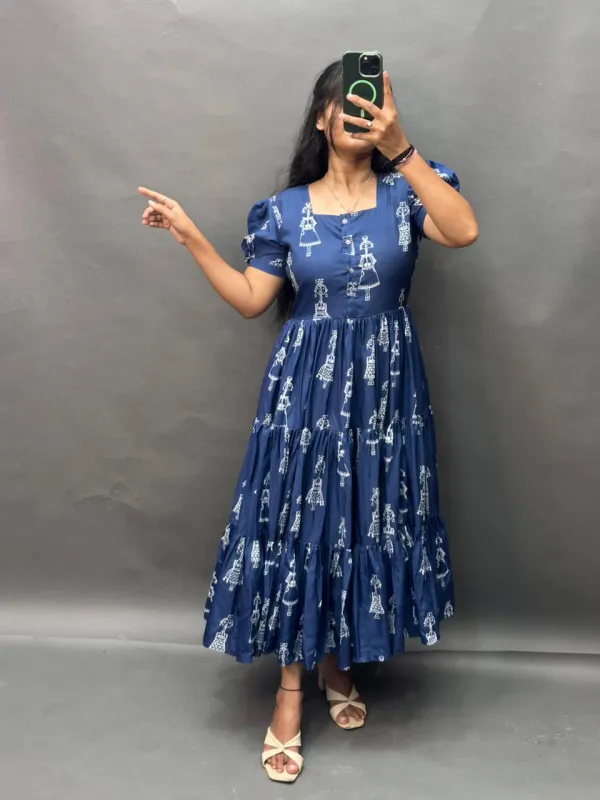 Kavya_Cotton_Printed_Dress_Navy_Blue