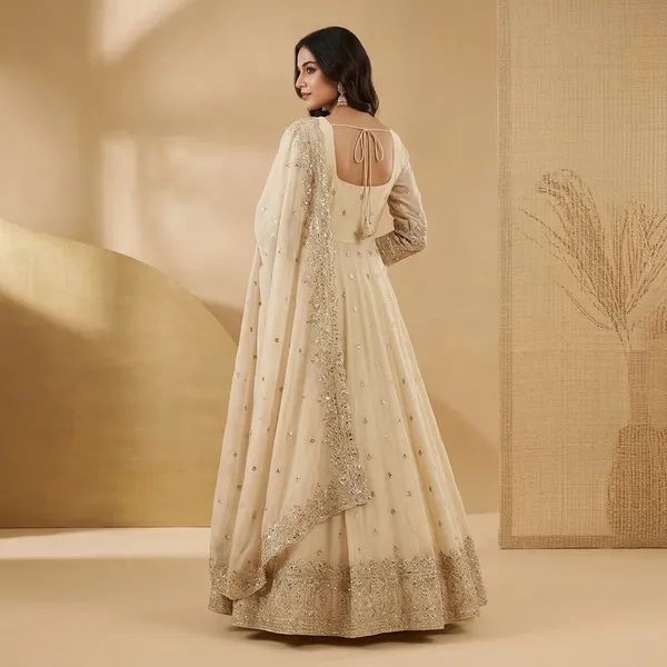 Beige_100%_Fendi_Silk_Embroidered_Gown_with_Dupatta_For_Women