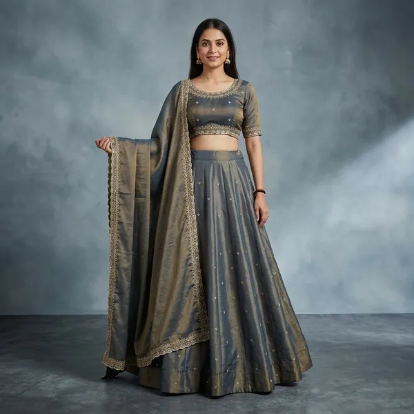 Grey_100%_Fox_NS_Satin_Embroidered_Lehenga_Set_For_Women