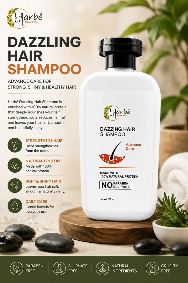 Harbe_Makeover_Dazzling_Keratin_Hydrolyzed_Wheat_Protein_Shampoo