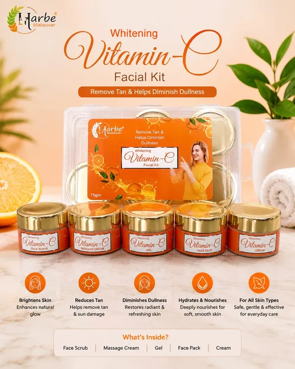 Harbe_Makeover_Vitamin_C_Orange_Extract_Brightening_Facial_Kit
