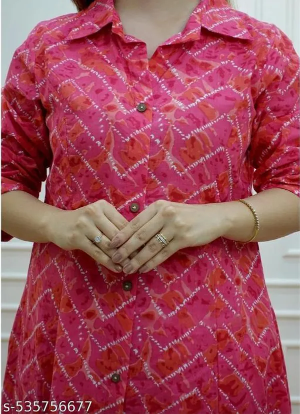Pink_Cotton_Blend_Kurta_Set_For_Women