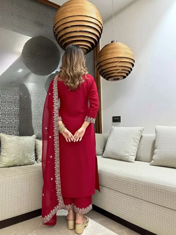 Festive_Red_Ethnic_Kurta_Pant_Dupatta_Set_for_Women