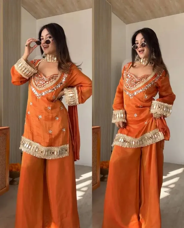 Mirror_Worked_Exclusive_4_Pcs_Kurta_Suit_Set