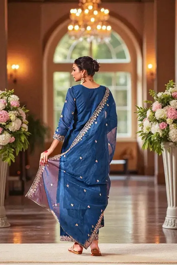 Royal_Navy_Blue_Embroidered_Kurta_Pant_Set_with_Dupatta