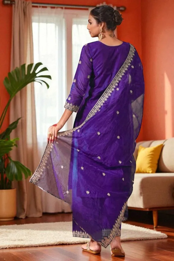 Royal_Purple_Embroidered_Kurta_Pant_Set_with_Dupatta
