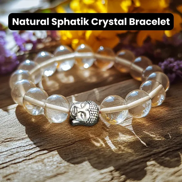 Clear_Sphatik_Crystal_Quartz_Buddha_Charm_Beaded_Bracelet