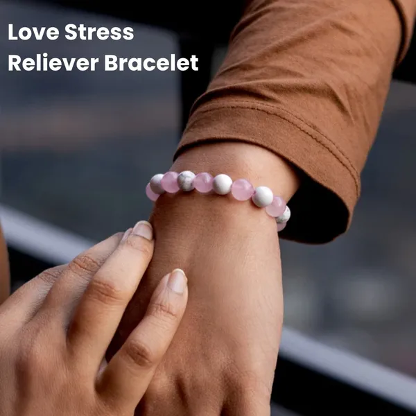 Pink_And_White_Rose_Quartz_Howlite_Beaded_Bracelet_For_Unisex