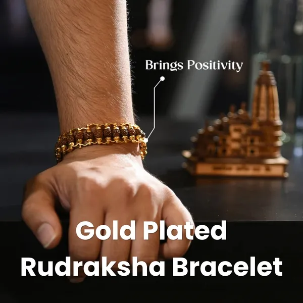 Brown_Gold_Rudraksha_Gold_Plated_Beaded_Bracelet_For_Unisex