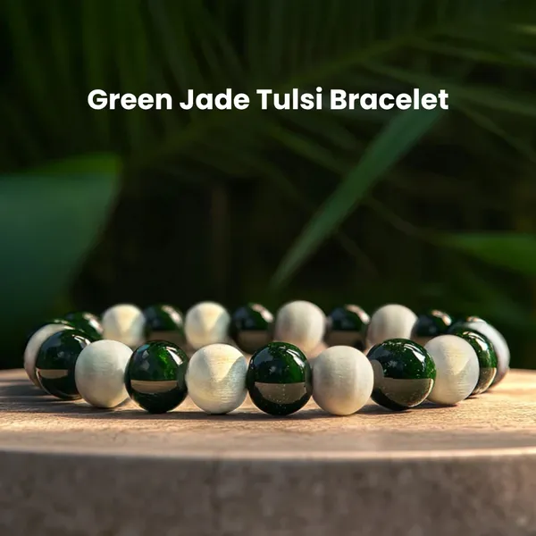 Green_And_Cream_Jade_Tulsi_Beaded_Bracelet_For_Unisex