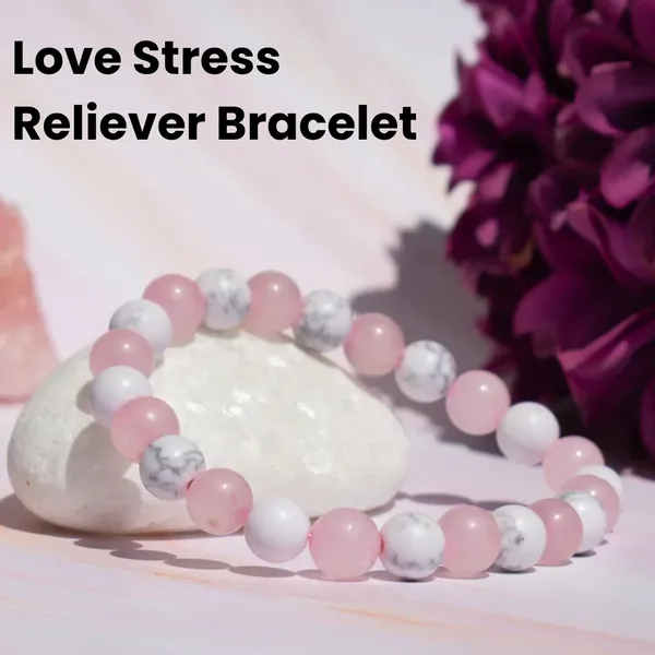 Pink_And_White_Rose_Quartz_Howlite_Beaded_Bracelet_For_Unisex