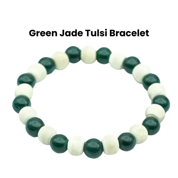 Green_And_Cream_Jade_Tulsi_Beaded_Bracelet_For_Unisex