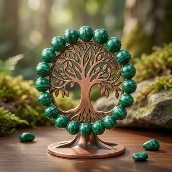 Green_Malachite_Stone_Tree_Of_Life_Beaded_Bracelet
