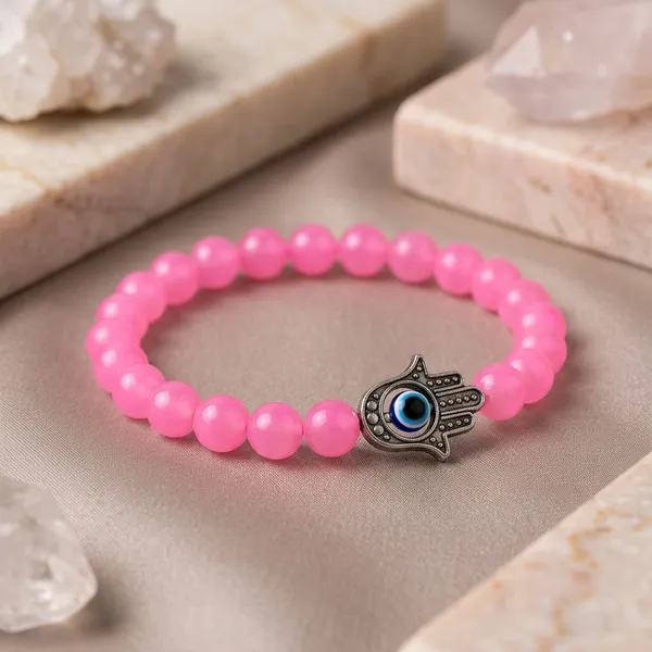 Pink_Rose_Quartz_Hamsa_Evil_Eye_Charm_Beaded_Bracelet