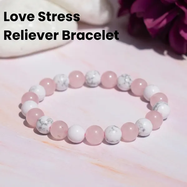 Pink_And_White_Rose_Quartz_Howlite_Beaded_Bracelet_For_Unisex