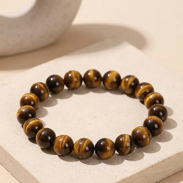 Reddish_Brown_Tiger_Eye_Natural_Stone_Beaded_Bracelet_For_Unisex