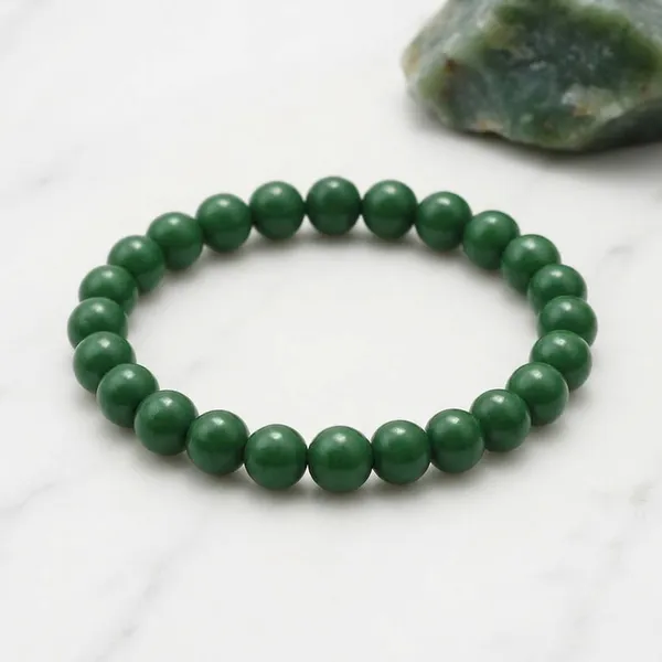 Green_Jade_Gemstone_Beaded_Bracelet_For_Unisex