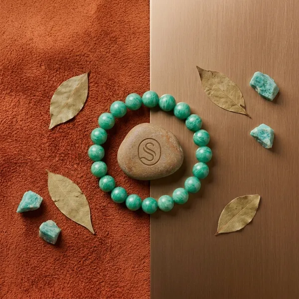 Turquoise_Green_Amazonite_Gemstone_Beaded_Healing_Bracelet_For_Unisex