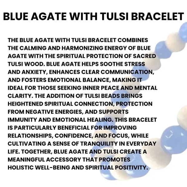 Blue_Agate_Tulsi_Wood_Beaded_Stretch_Bracelet_For_Unisex