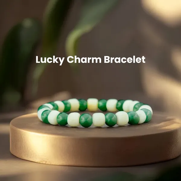 Green_And_White_Agate_Beaded_Lucky_Charm_Bracelet_For_Women
