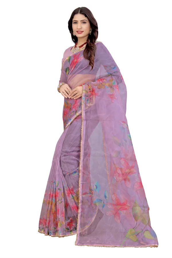 Purple_Organza_Silk_Saree
