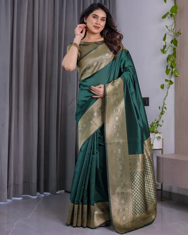 Green_Banarasi_Silk_Saree