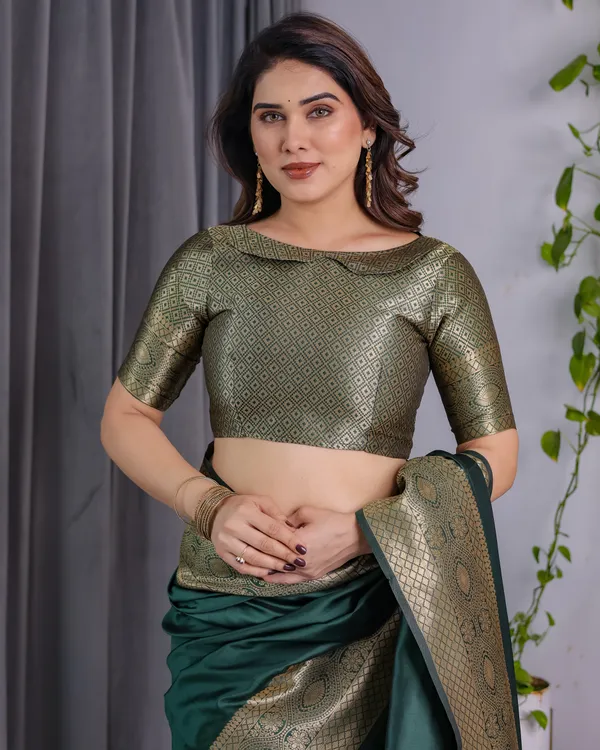Green_Banarasi_Silk_Saree