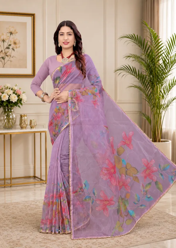 Purple_Organza_Silk_Saree