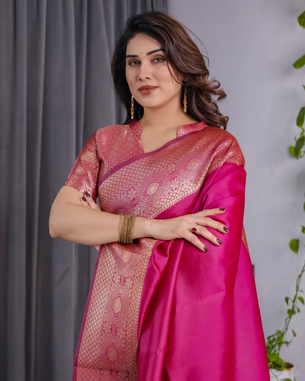 Pink_Banarasi_Saree