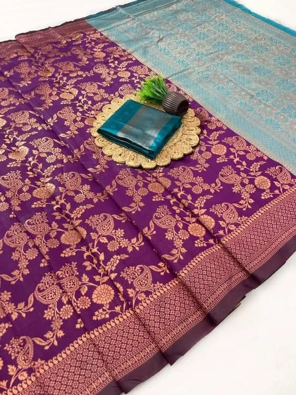 Purple_Art_Silk_Banarasi_Saree_with_Contrasting_Sea_Green_Jacquard_Pallu
