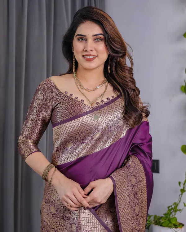 Purple_Banarasi_Saree