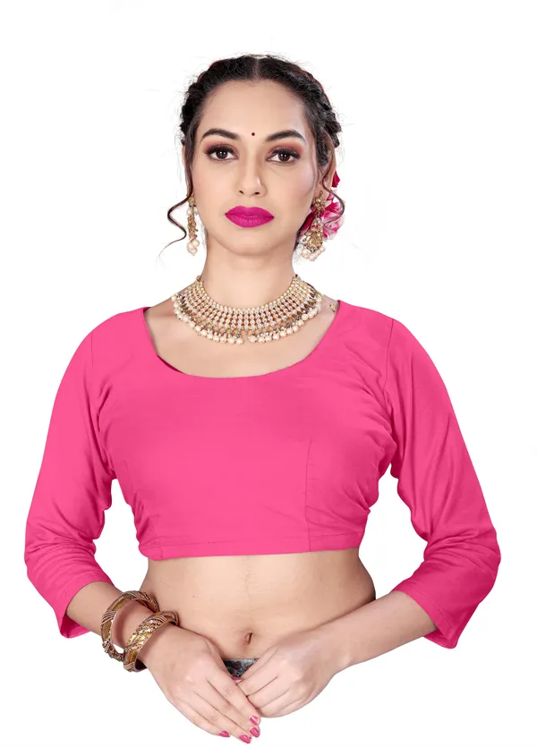 Pink_And_Yellow_Organza_Silk_Saree_With_Satin_Blouse_Piece