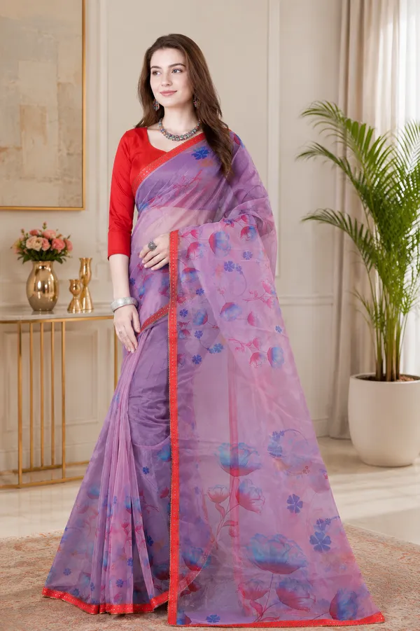 Orchid_Organza_Silk_Saree