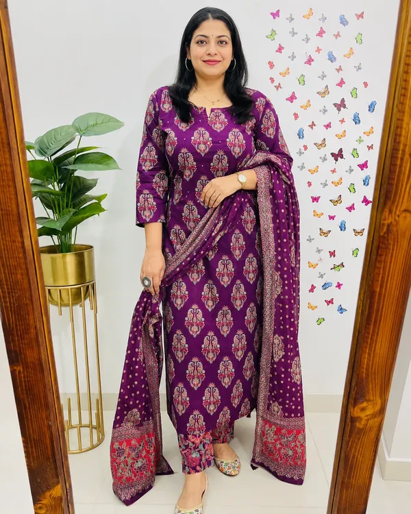 Women_Jaipuri_Straight_Embriodered_and_Floral_Printed_Worked_Cotton_Purple_Kurta_With_Pant_and_Dupatta