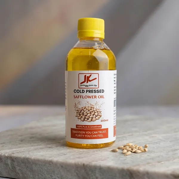 Coldpressed_Safflower_Oil_200Ml_For_Cooking_(Pack_Of_2)