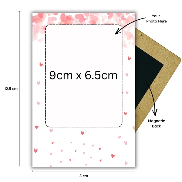 Hearts_Customizable_Magnetic_Photo_Frame_|_Fridge_Magnet_Keepsake