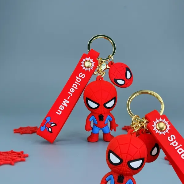 Spider-Man_Superhero_Rubber_Keychain_|_Cute_Bag_&_Key_Accessory_|_Pack_Of_2