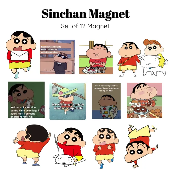 Shinchan_Flexible_Magnet_Set_Of_12_|_Cartoon_Collectible_Gift
