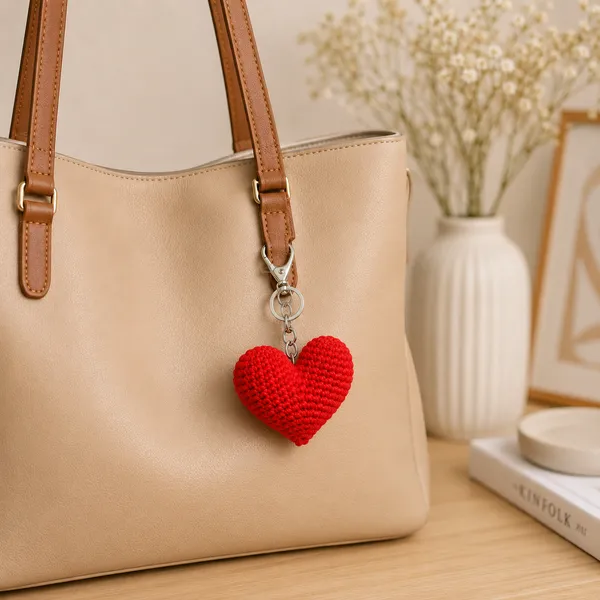 Handmade_Crochet_Heart_Keychain_|_Cute_Bag_Charm
