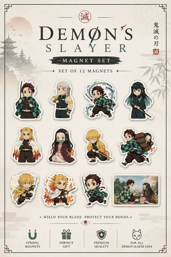 Demon_Slayer_Flexible_Magnet_Set_Of_12_|_Anime_Collectible_Gift