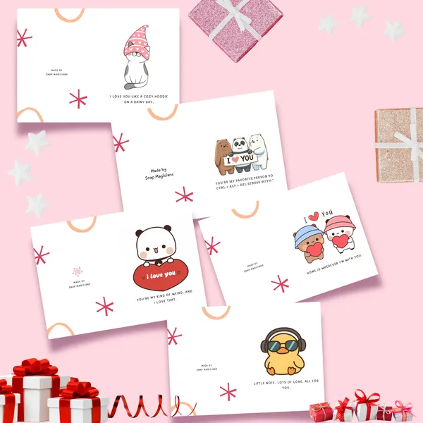 Love_Mini_Greeting_Cards_|_Set_Of_5_Pcs