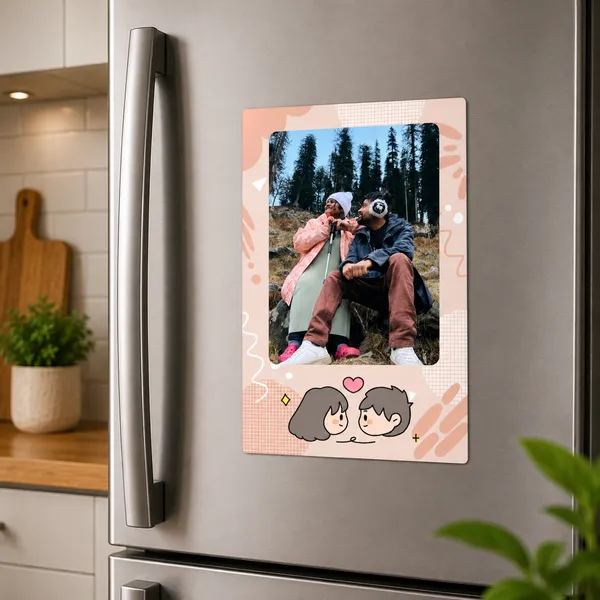 Cute_Couple_Customizable_Magnetic_Photo_Frame_|_Fridge_Magnet_Keepsake