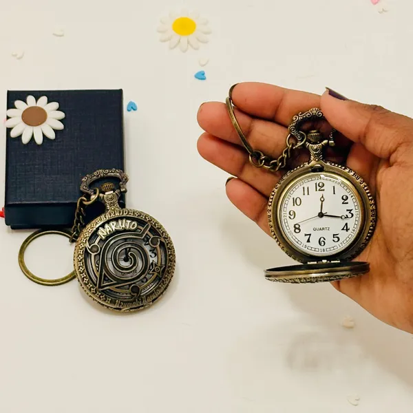 Naruto_Logo_Vintage_Pocket_Watch_With_Keychain_|_Anime_Collectible_Gift