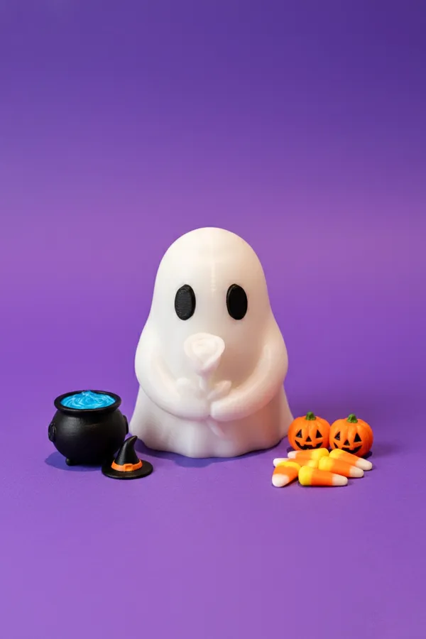 Rose_Boo_Ghost_Glow_In_The_Dark_3D_Decor_|_Cute_Desk_Showpiece