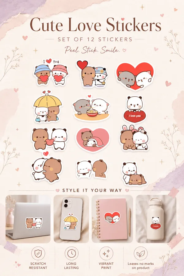 Cute_Love_Sticker_Set_Of_12_|_Kawaii_Sticker_Pack