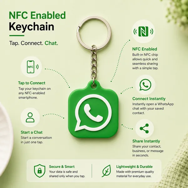 Personalized_Whatsapp_Nfc_Keychain_|_Tap_&_Start_Chat_Instantly