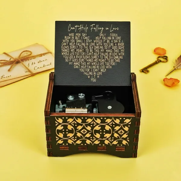 Can'T_Help_Falling_In_Love_Automatic_Wooden_Music_Box_|_Romantic_Gift