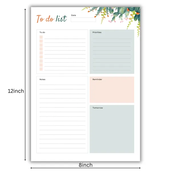 Floral_Magnetic_To_Do_List_Planner_Planner_With_Pen_And_Eraser_|_A4_Size_A4_Size_Planner